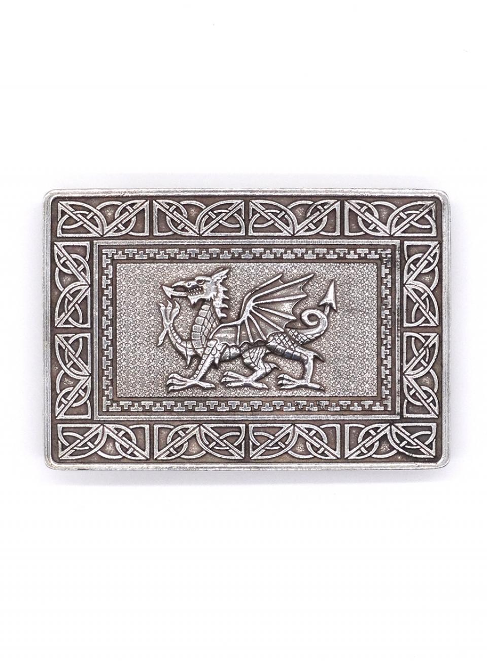 Pewter Dragon Buckle | Wales Tartan Centres