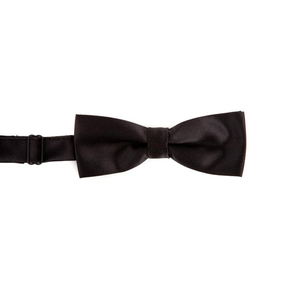 Black Bow Tie | Welsh Tartan