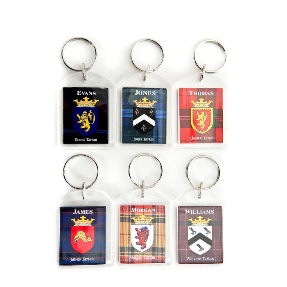 welsh-surname-keyring-wales-tartan-centres