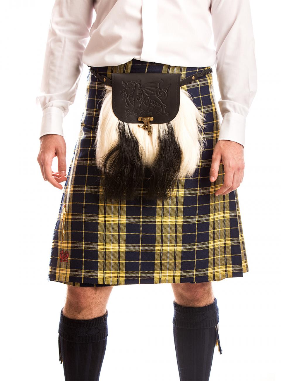 Welsh Prestige 10 Yard Wool Kilt Package | Wales Tartan Centres