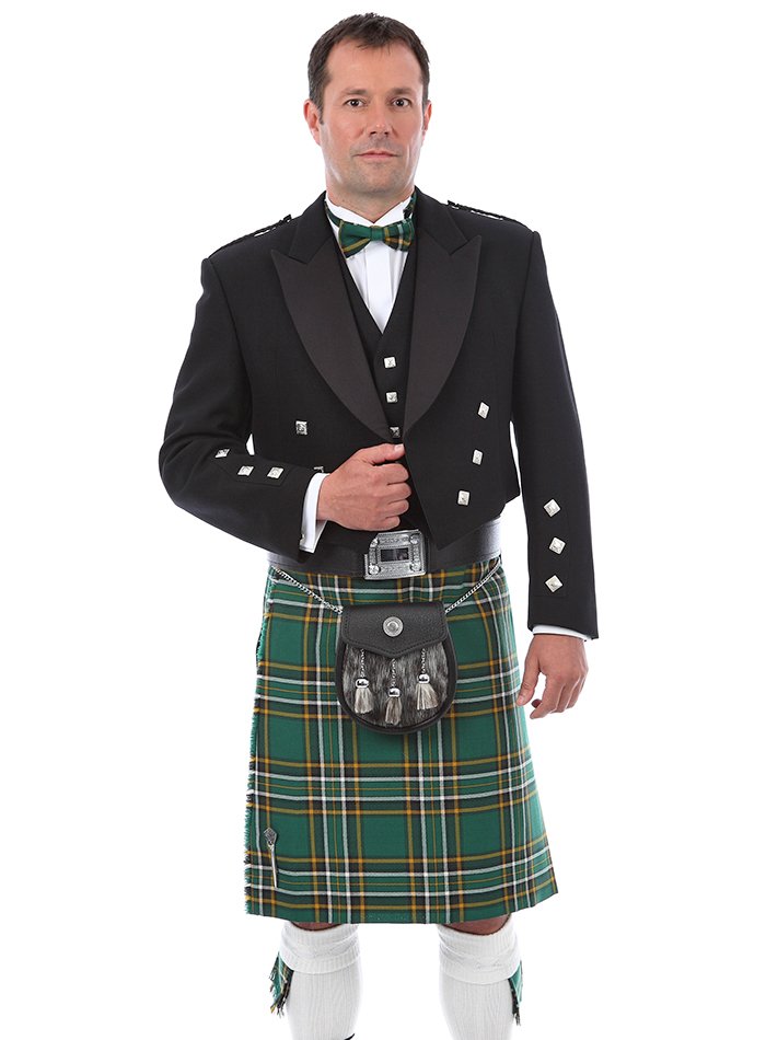 Scottish/Irish 10 Yard Wool Prestige Kilt | Wales Tartan Centres