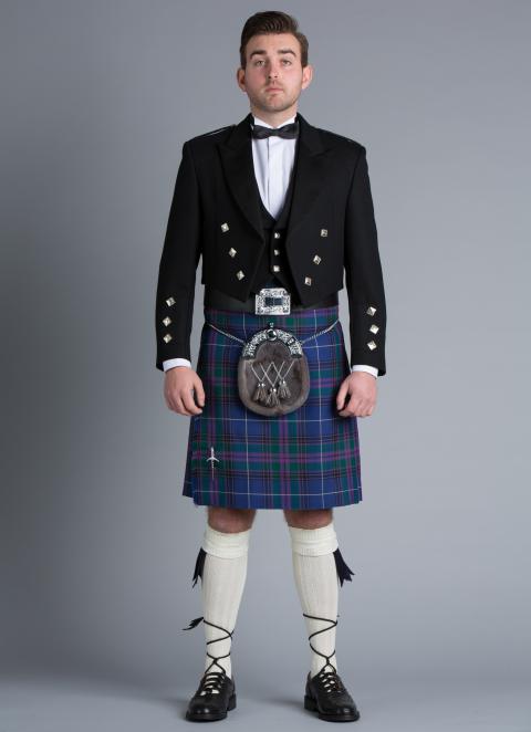 Scottish/Irish 8 Yard Dress Kilt | Welsh Tartan