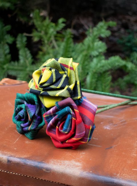 Welsh Tartan Rose Flower