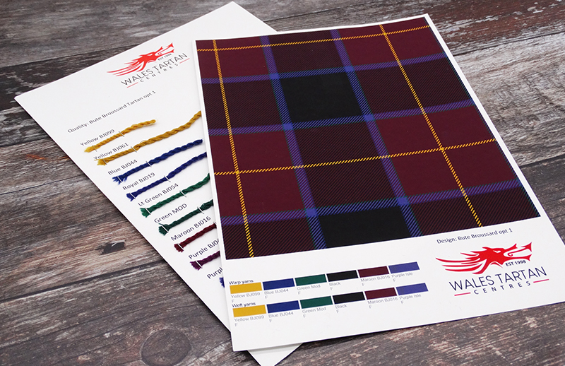 Design A Tartan Wales Tartan Centres